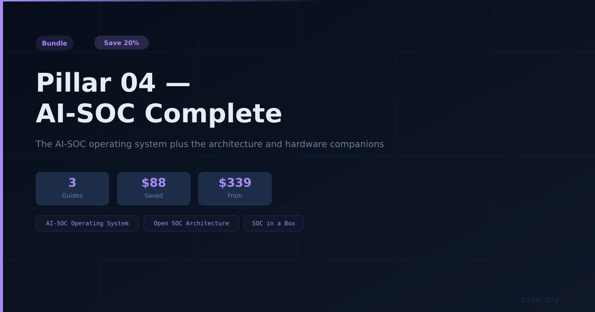 Pillar 04 — AI-SOC Complete preview