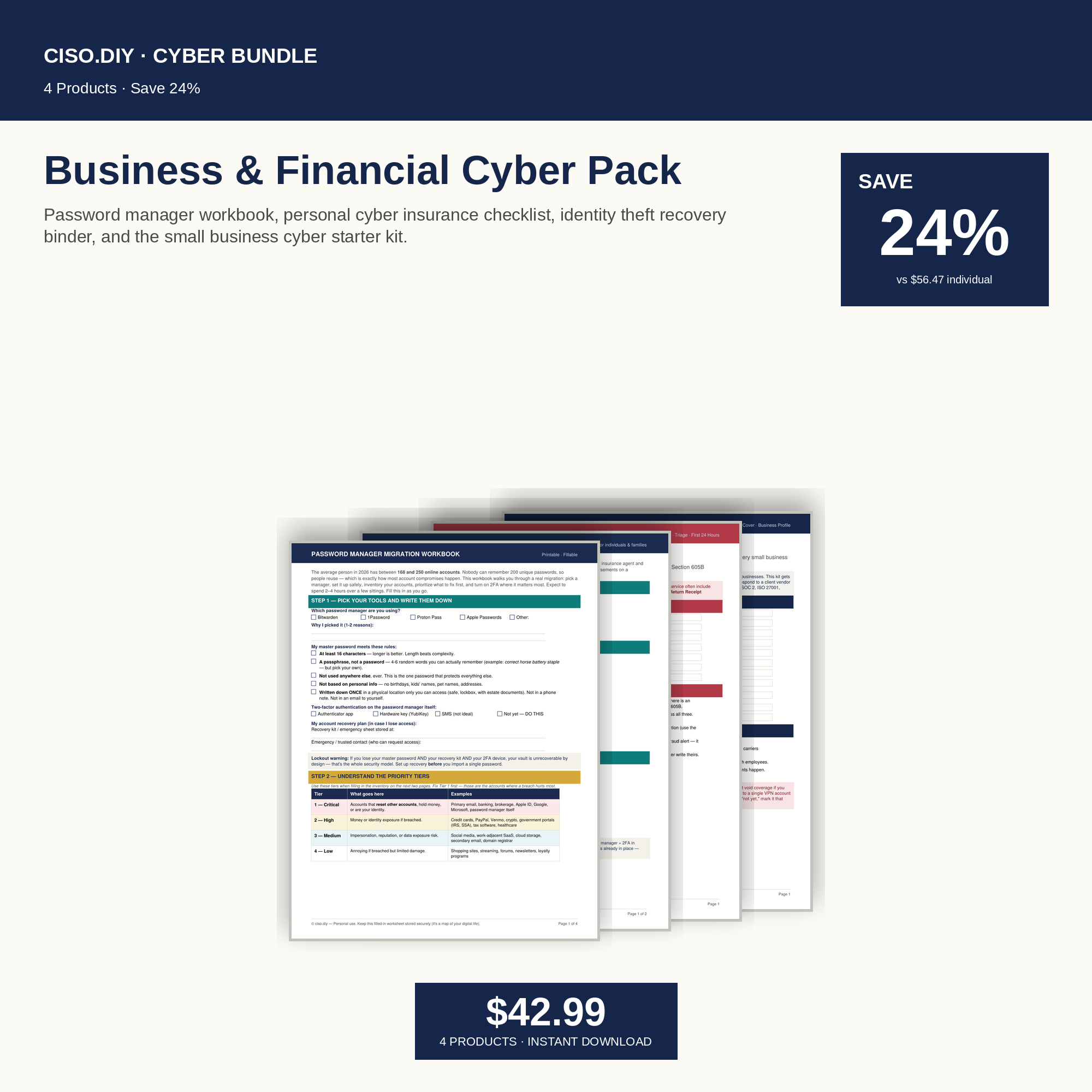 Business & Financial Cyber Pack preview