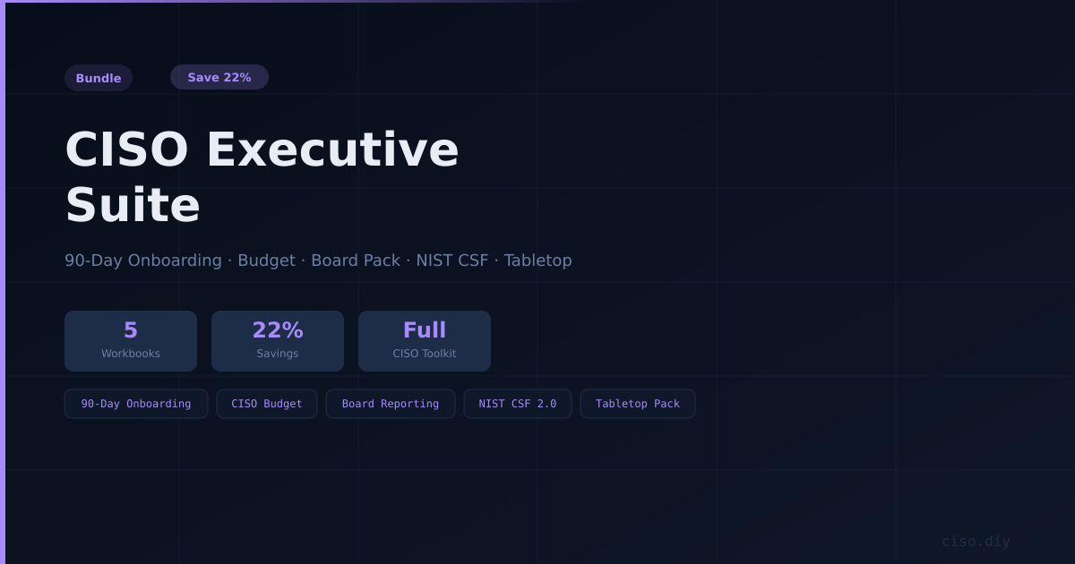 CISO Executive Suite preview