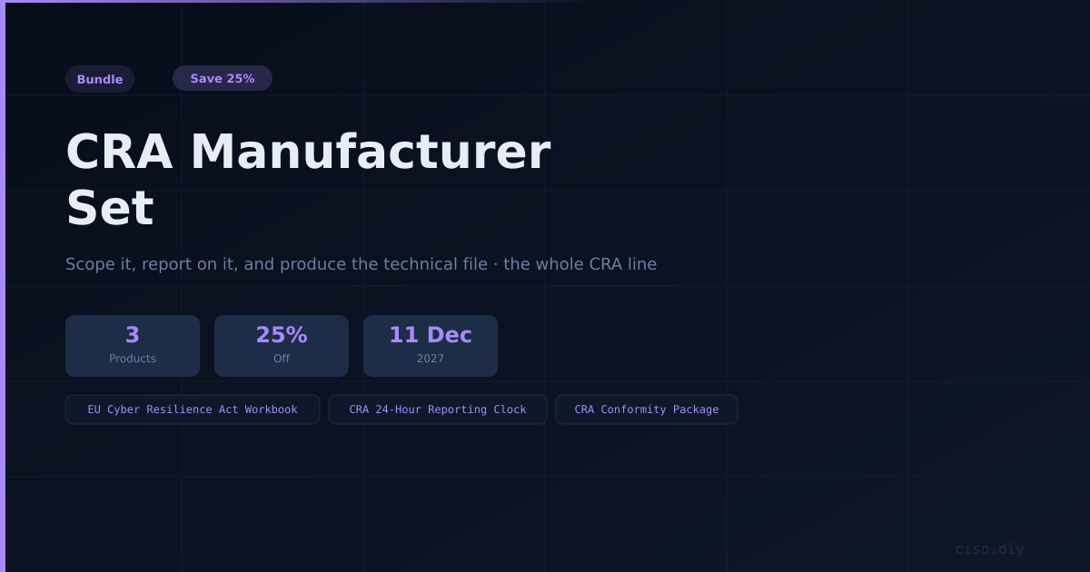 CRA Manufacturer Set preview
