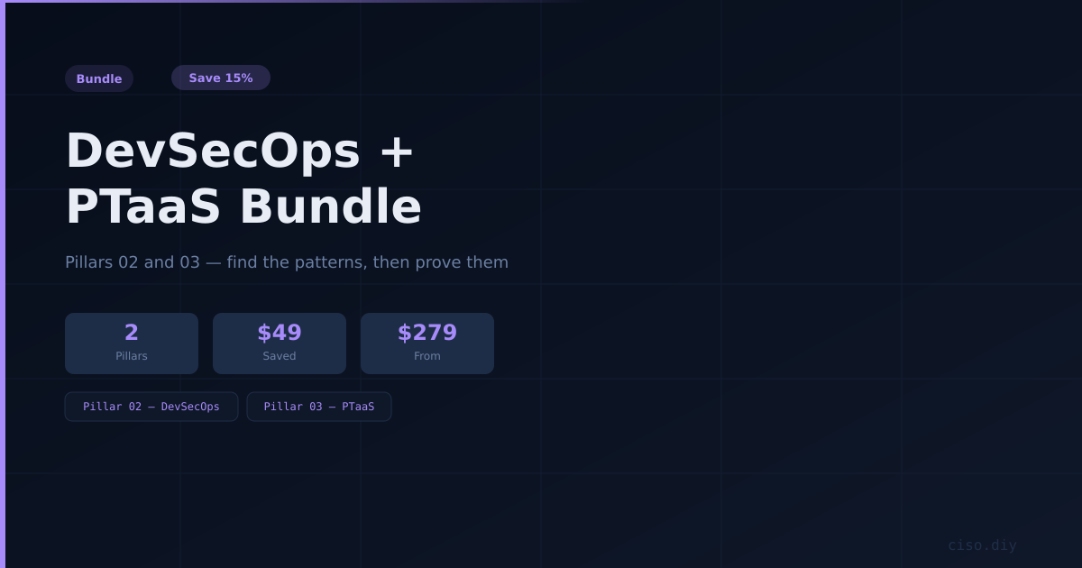 DevSecOps + PTaaS Bundle preview