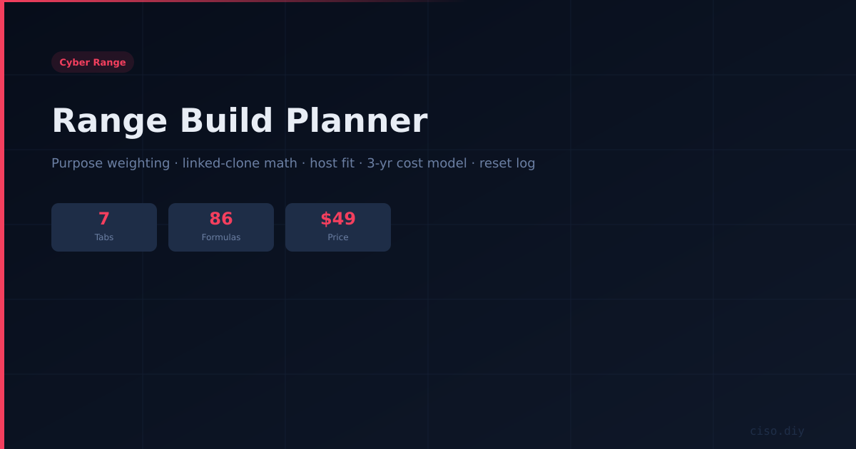 Range Build Planner preview