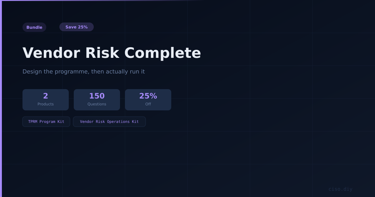 Vendor Risk Complete preview